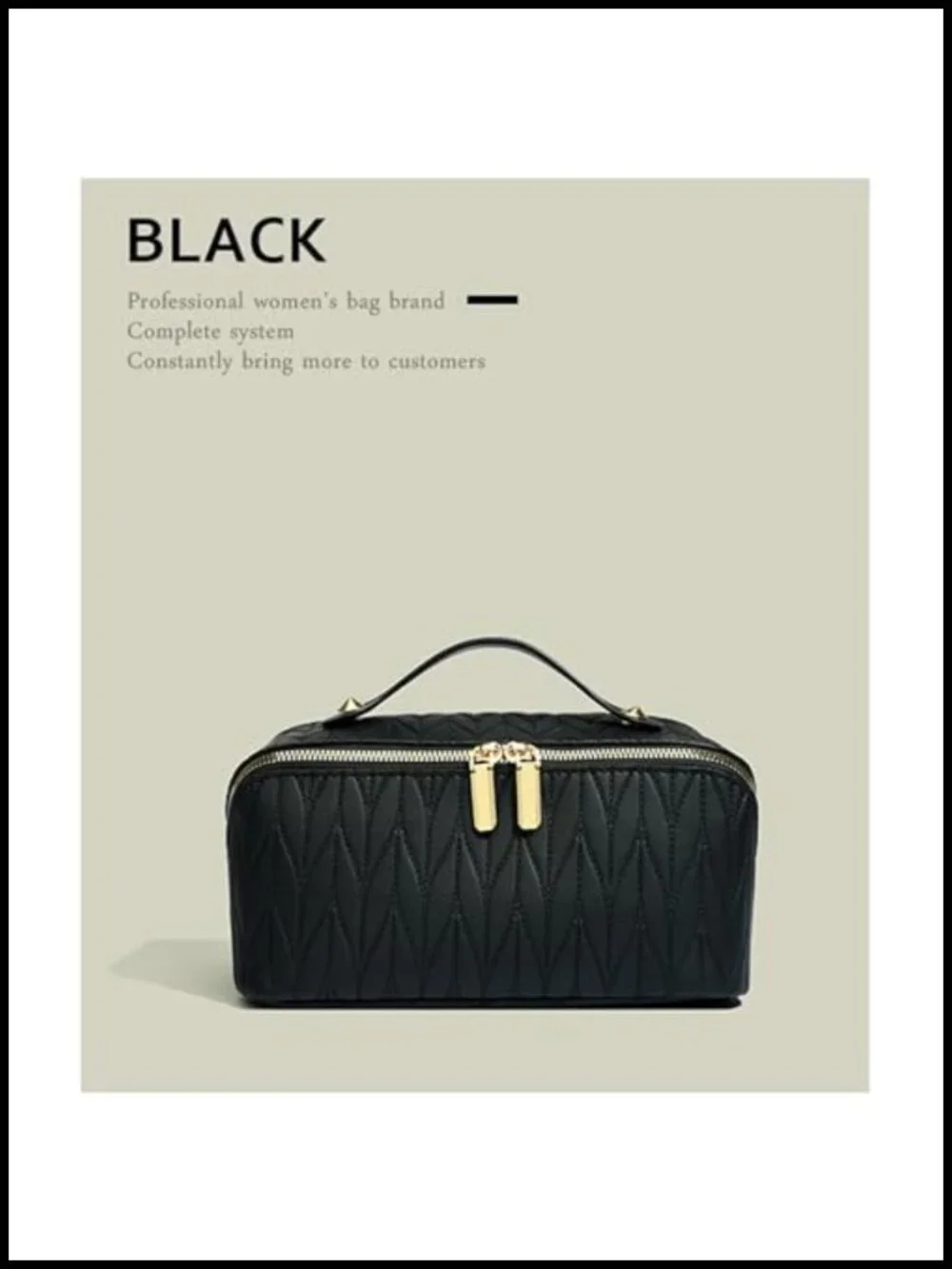Travel Makeup Bag Large Capacity Waterproof Cosmetic Toiletry Case with
